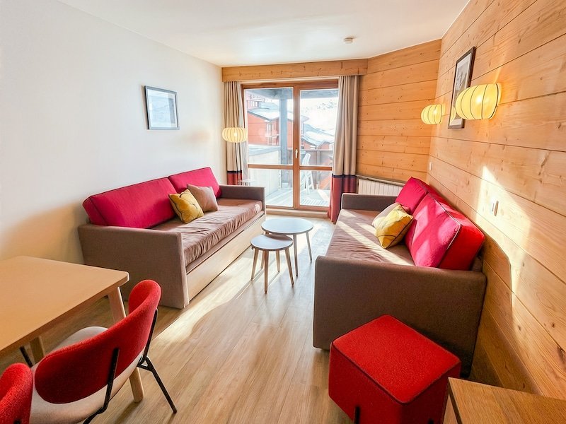 Apartment 6 persons - 2 bedrooms - Renovated - Pierre & Vacances Résidence Le Tikal - Val Thorens