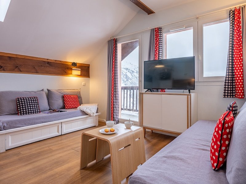 Appartement 8 personen - 2 slaapkamers + 1 slaaphoek - Pierre & Vacances Résidence Le Thabor - Valmeinier