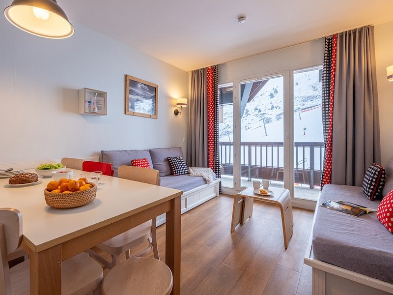 Appartement voor 6 personen - 1 slaapkamer + 1 slaaphoek - Pierre & Vacances Résidence Le Thabor - Valmeinier