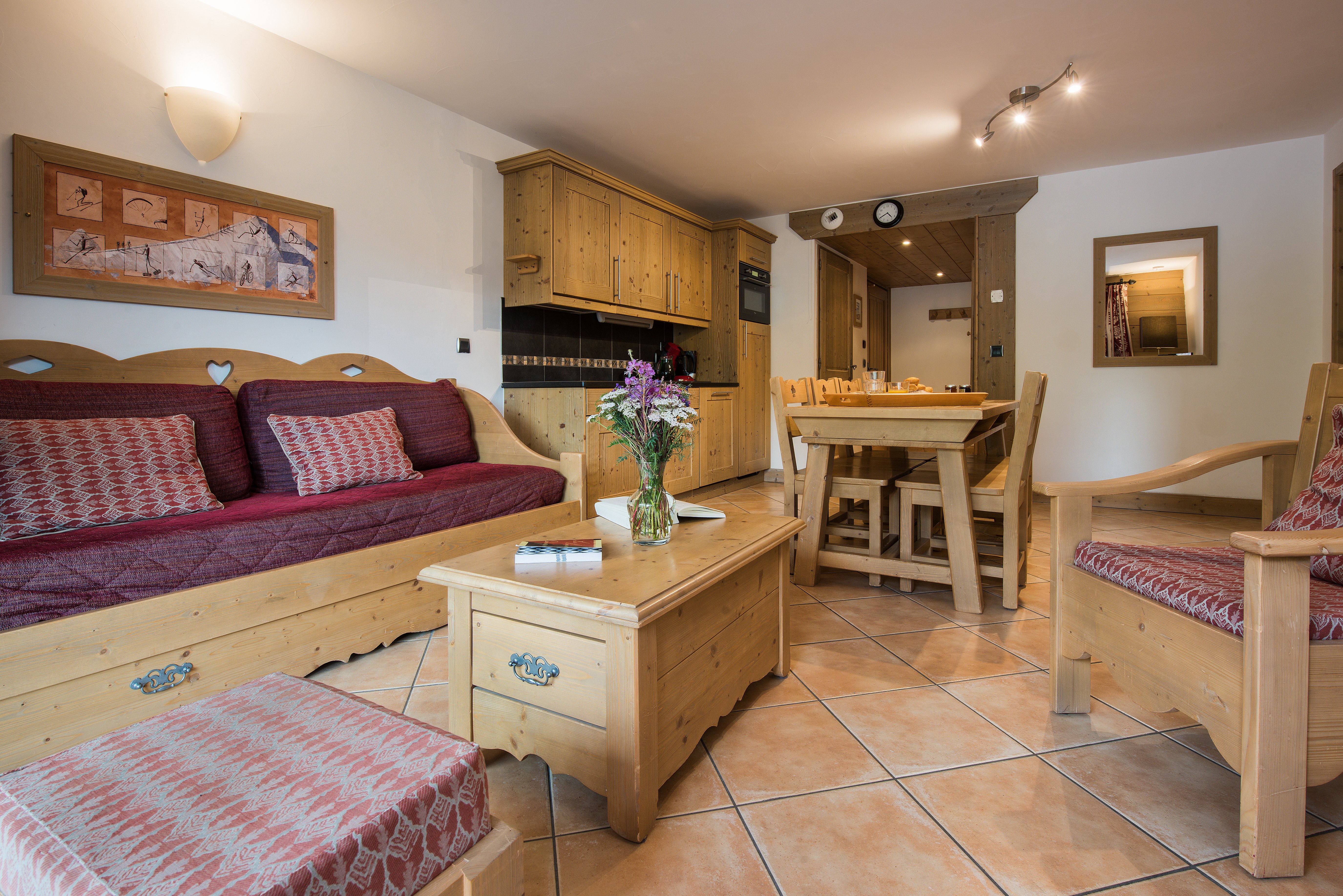 3 Kamers 6 Personen in duplex - Résidence CGH & SPA - Résidence La Ferme du Val Claret 4* - Tignes Val Claret