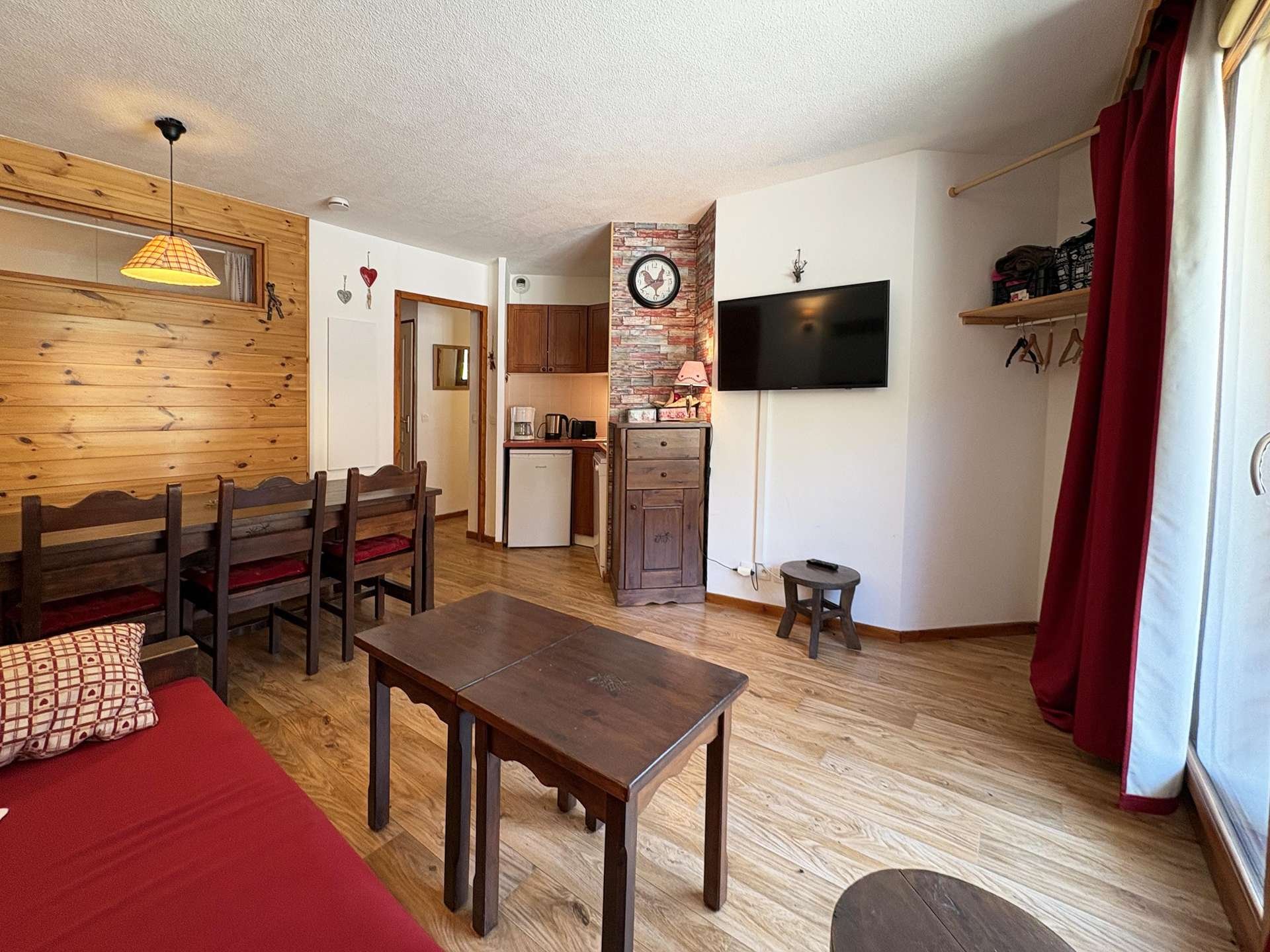 2 Kamers 8 personen - Appartement Les Silenes 481 - Les Orres