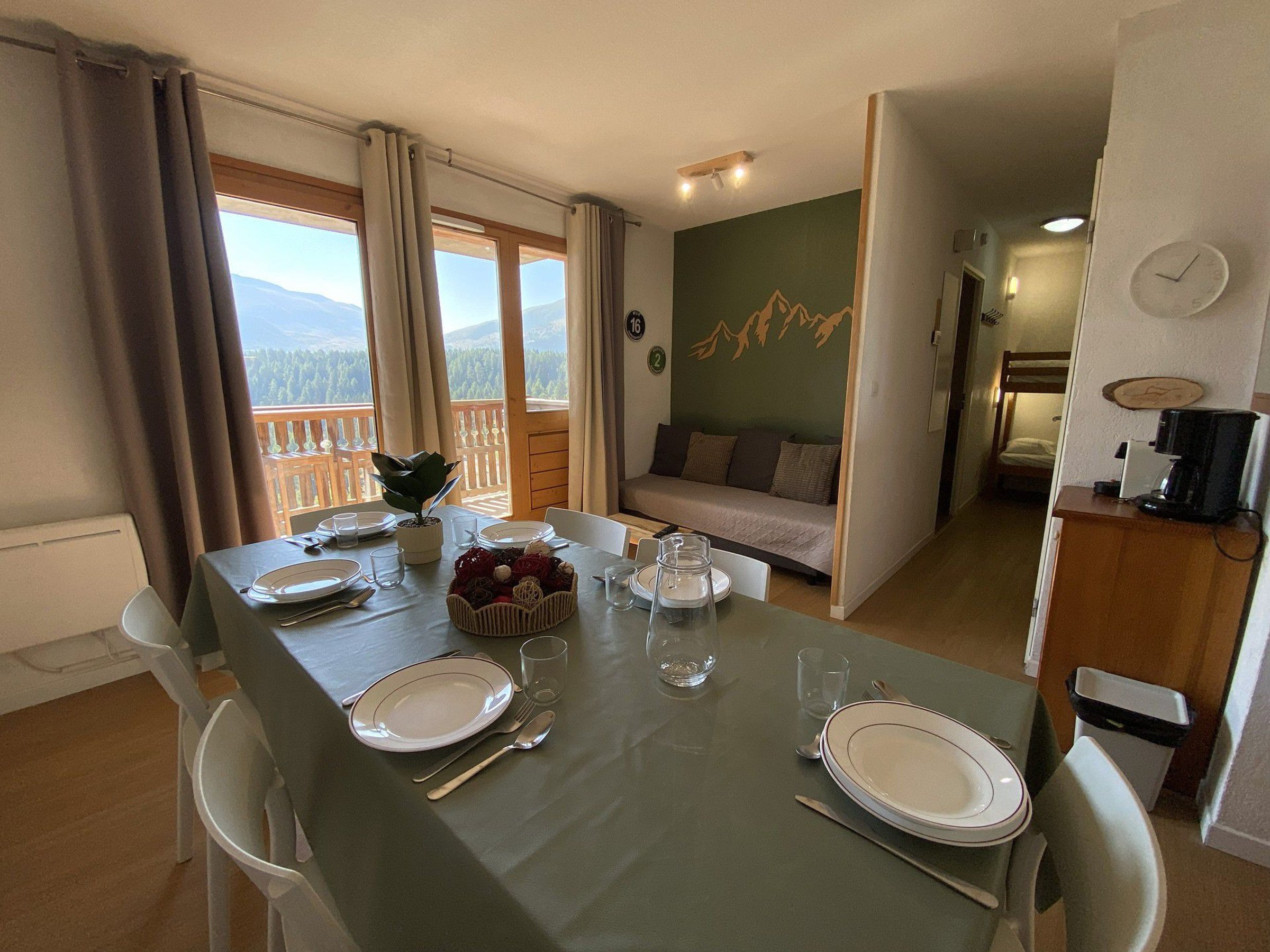 2-room apartment for 6 people with balcony - Résidence LES CHAUMETTES - Superdévoluy