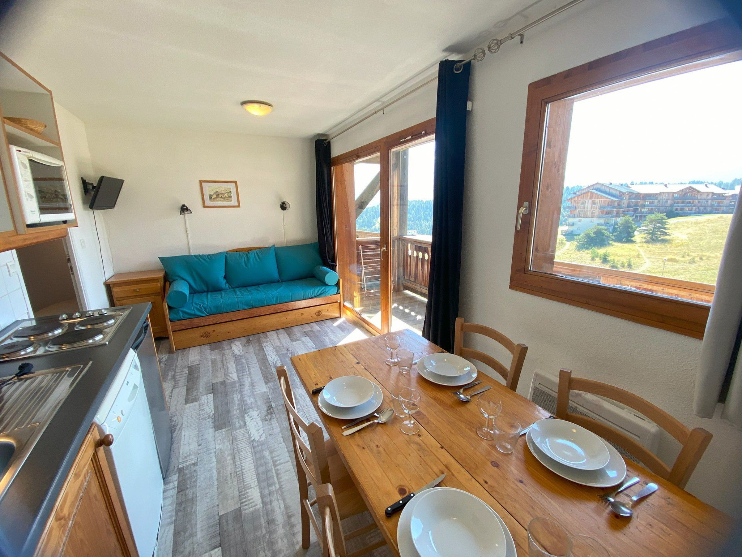 Appartment 2 kamers 6 personen met balkon - Résidence LES CHALETS DE SUPERD BLEUET - Superdévoluy