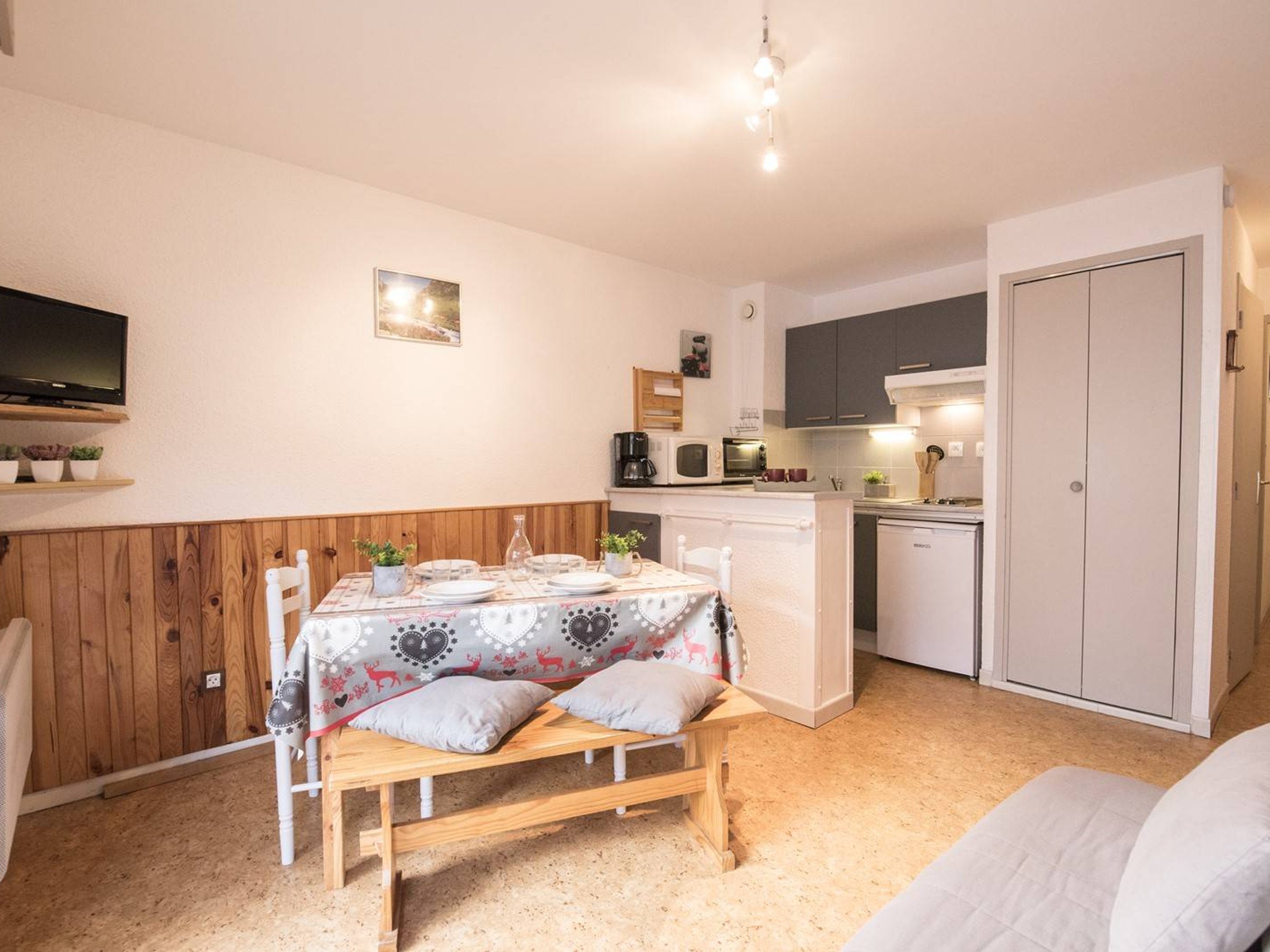 Appartement 2 pièces 4 personnes avec terrasse - Résidence H.TH.I:DIGITALES - Saint Lary Soulan