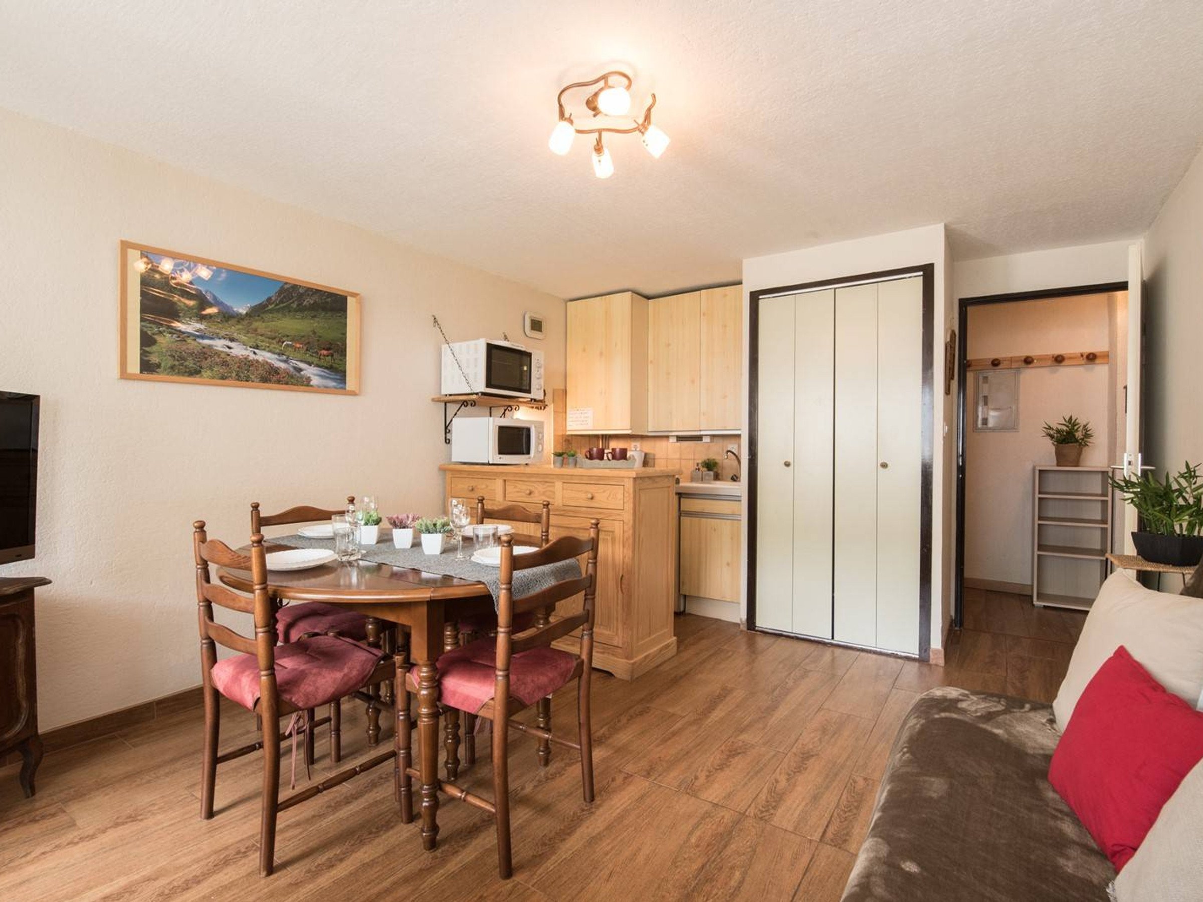 Appartement 2 pièces 4 personnes avec balcon - Résidence AURETTE:CAP DE LONG - Saint Lary Soulan