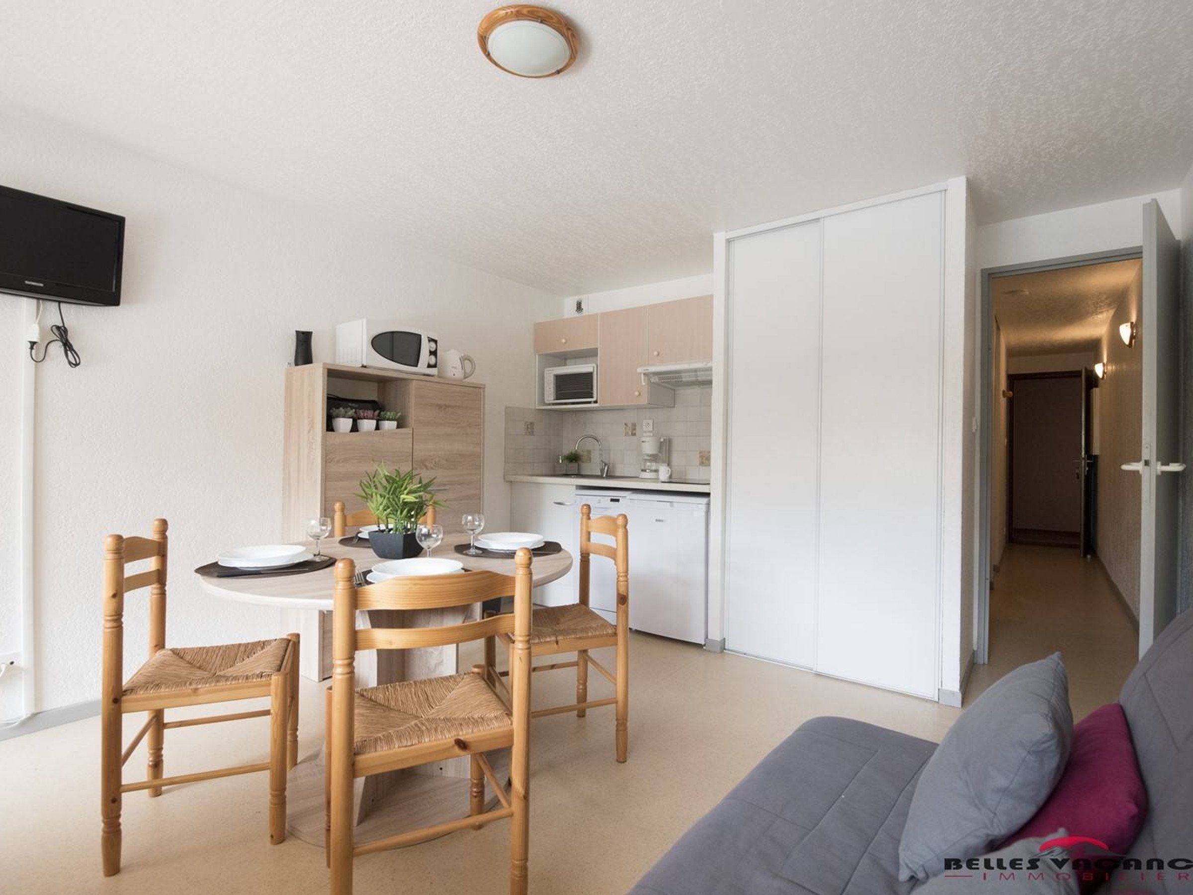 Appartement 2 pièces 6 personnes avec balcon - Résidence PORTES DU SOLEIL A - Saint Lary Soulan