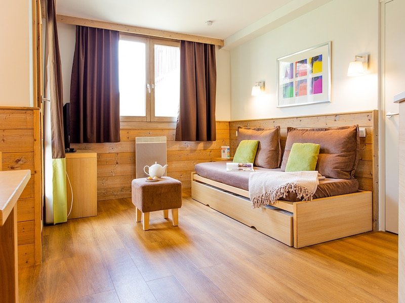 Appartement 6 personen - 1 slaapkamer + 1 slaaphoek - Pierre & Vacances Résidence Les Gémeaux - Plagne - Belle Plagne