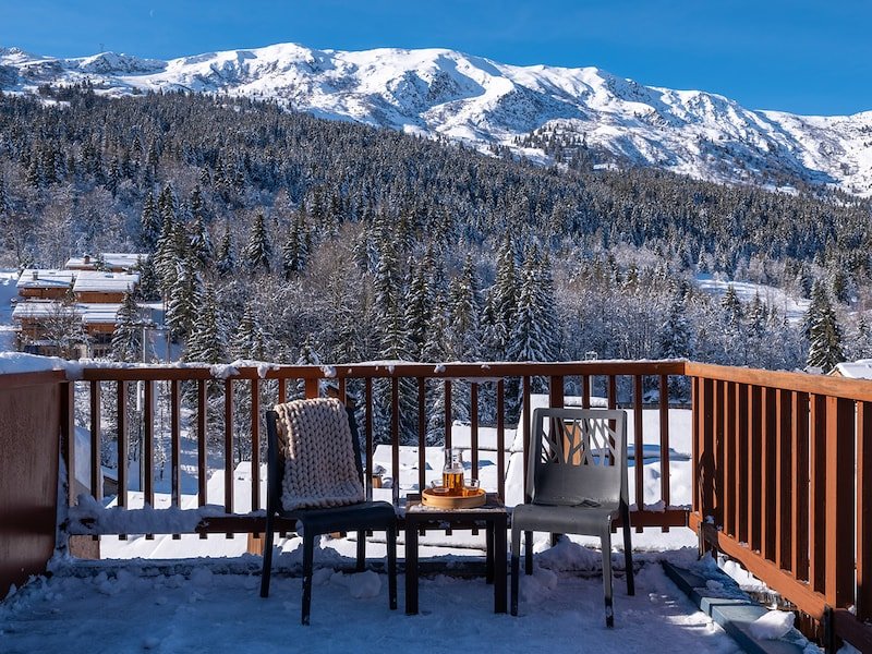 Studio 4 personnes - 1 coin nuit - Vue montagne - Rénové  - Pierre & Vacances Résidence Les Ravines - Méribel Centre 1600 