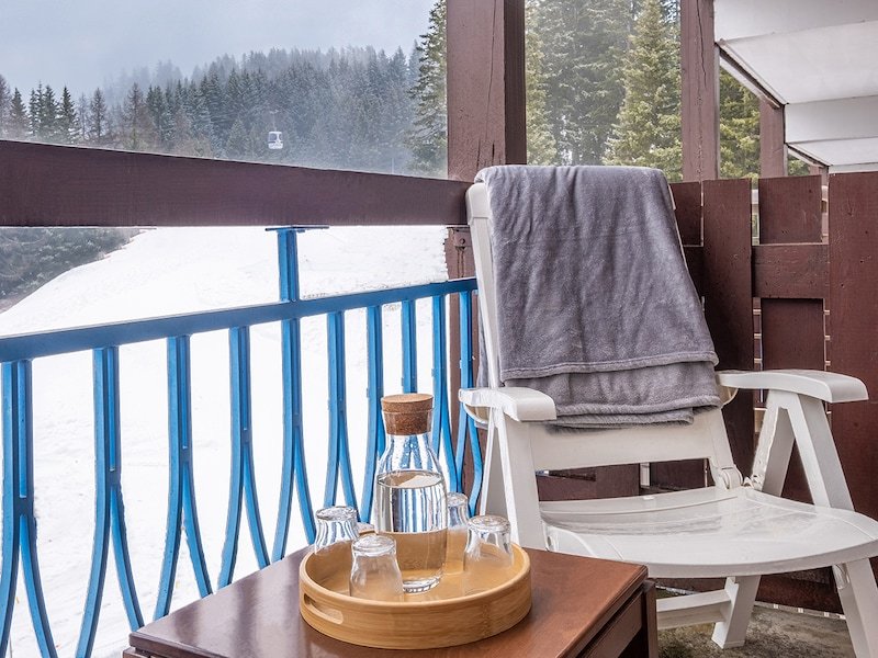Appartement 4 personnes - 1 chambre - Balcon - Vue montagne  - Pierre & Vacances Résidence Le Belmont - Les Arcs 1800