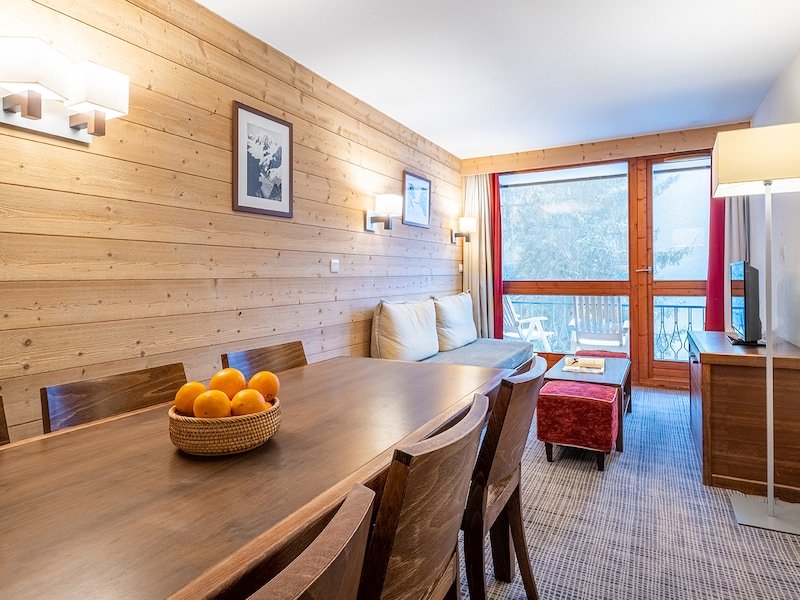 Appartement 6 personnes - 2 chambres - balcon  - Pierre & Vacances Résidence Le Belmont - Les Arcs 1800