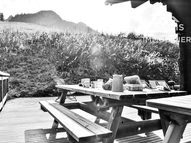 Chalet 8 pièces 16 personnes avec terrasse - Le Grand Bornand