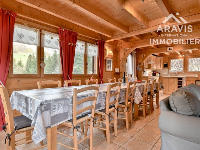 Chalet 8 pièces 16 personnes avec terrasse - Le Grand Bornand