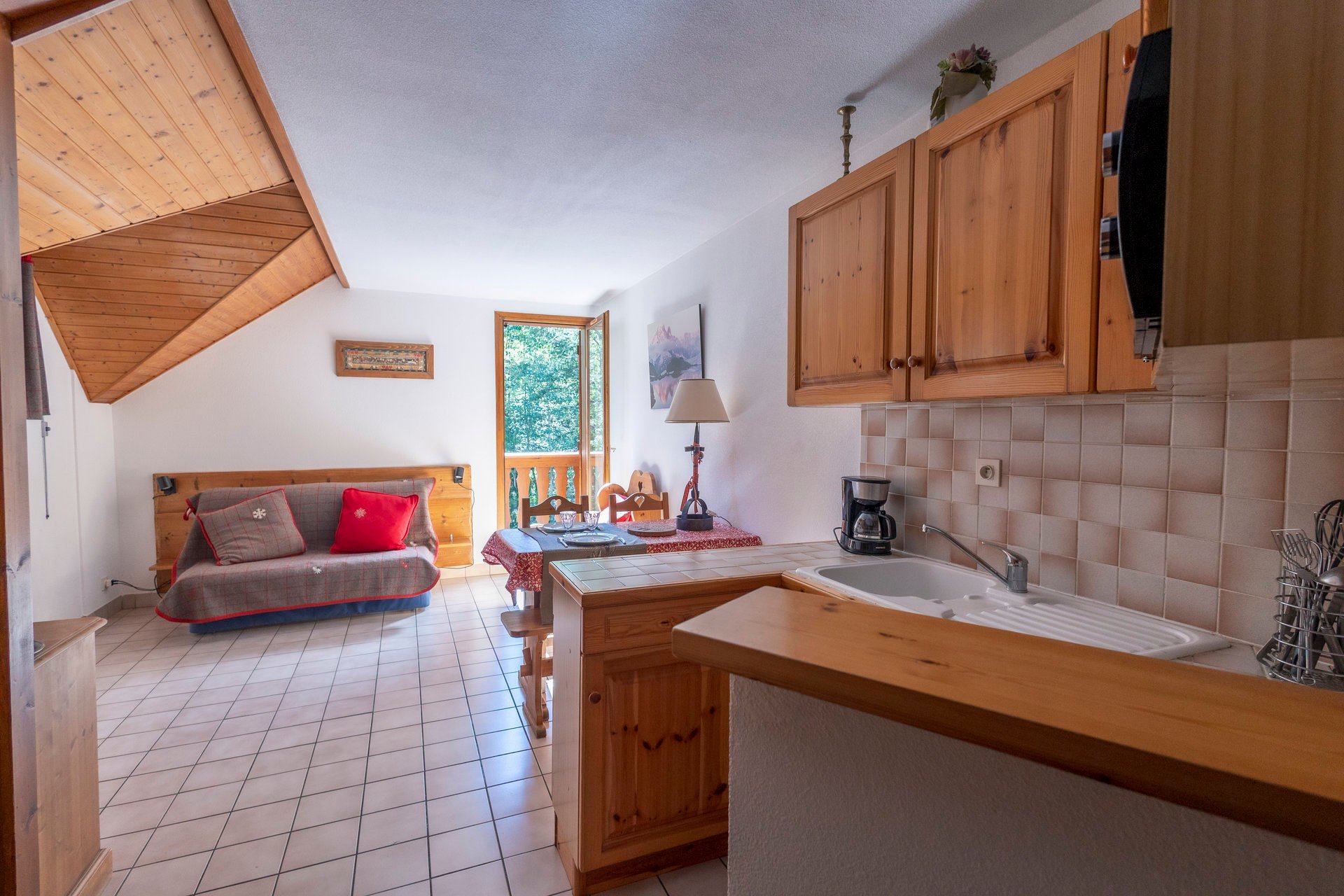 Studio 2 personnes Classique - Appartements LE Z'esherrion - Valloire