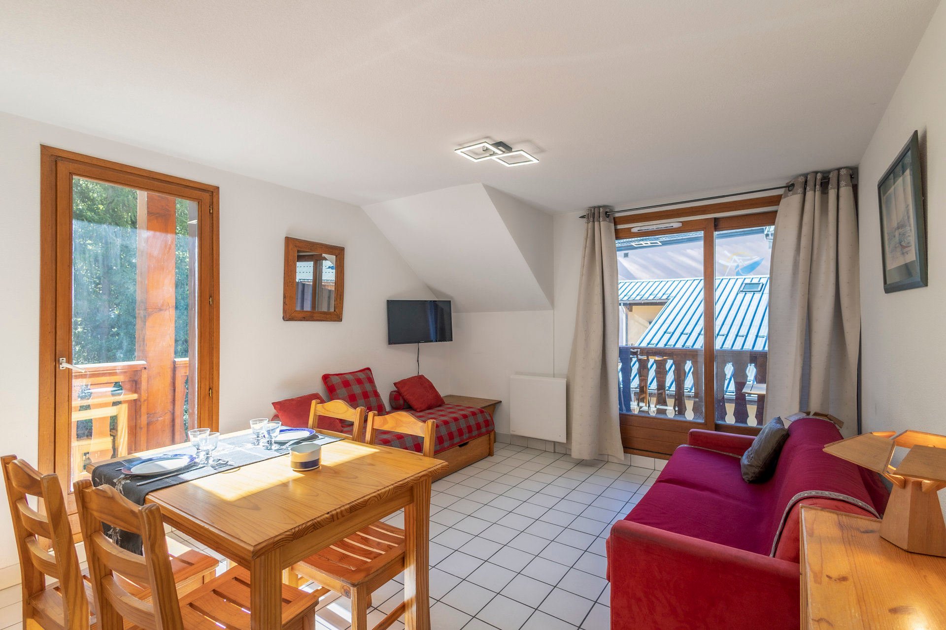Studio 3 personnes Classique - Appartements LE Z'esherrion - Valloire