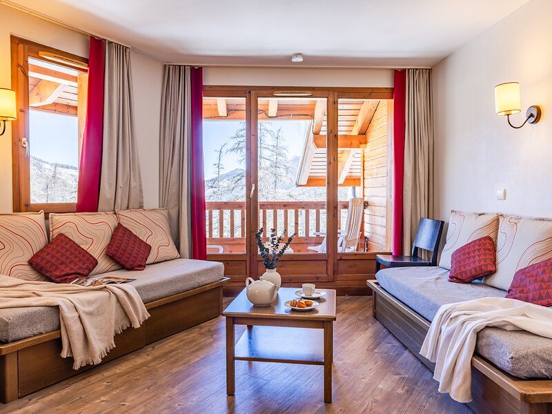 Appartement 8 personnes - 3 chambres - Duplex  - Pierre & Vacances Résidence L'Albane - Vars